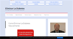 Desktop Screenshot of eliminarladiabetes.com